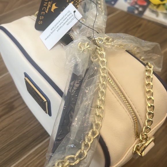 Disney Beauty and the Beast stained glass window Loungefly crossbody bag - Picture 6 of 11